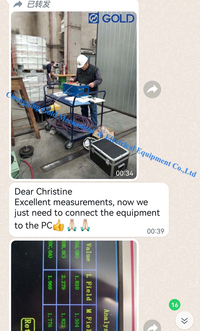 Feedback do comprador -Use GDRZ -903 Resposta de Frequência de Varredura do Transformador Analisador SFRA