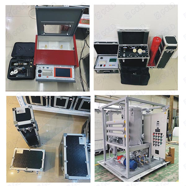 O filtro de óleo ZJA-3KY 3000L / H é pronto para ser enviado