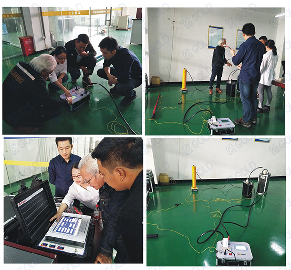 Cliente da Tailândia visitando o GOLD para treinamento